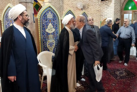 تصاویر/ مراسم بزرگداشت آیت الله محمد جعفری اراکی در مدرسه علمیه مروی