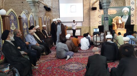 تصاویر/ مراسم بزرگداشت آیت الله محمد جعفری اراکی در مدرسه علمیه مروی