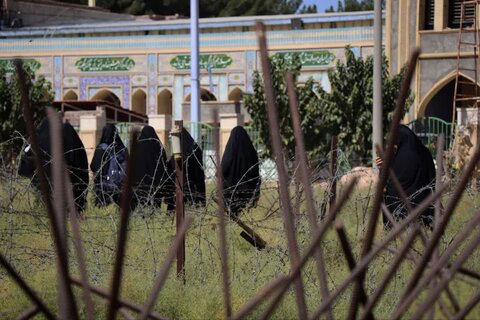 تصاویر/ بازدید طلاب مدرسه علمیه تخصصی فاطمیه کرمان از موزه دفاع مقدس