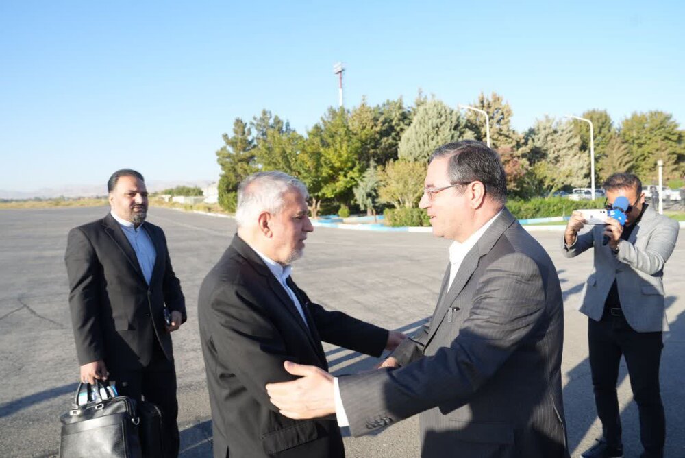 وزیر میراث فرهنگی، گردشگری و صنابع دستی وارد ارومیه شد + عکس