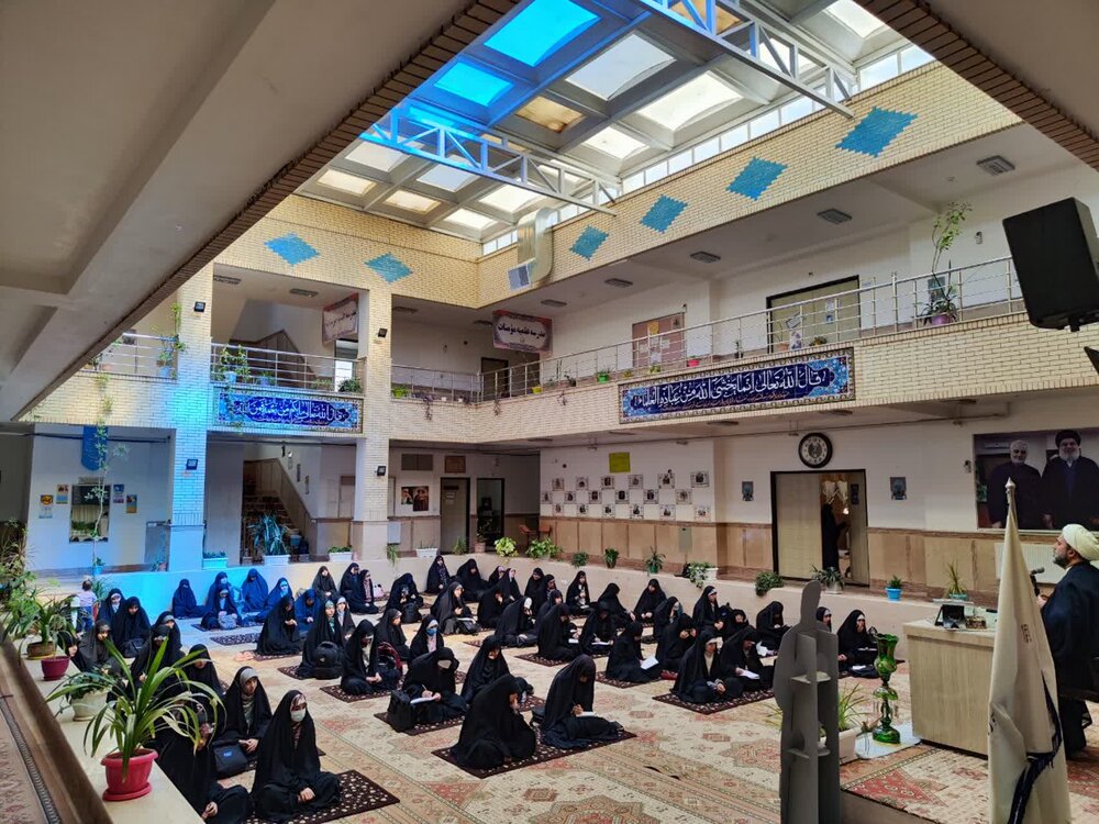 جلسه اخلاق طلاب مدرسه علمیه ریحانة الرسول