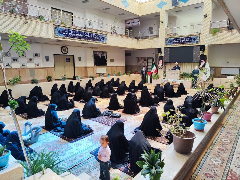 جلسه اخلاق طلاب مدرسه علمیه ریحانة الرسول