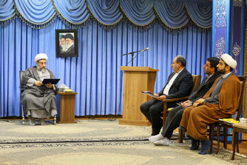 تصاویر/ جلسه شورای همکاری حوزه های علمیه و آموزش و پرورش استان آذربایجان شرقی