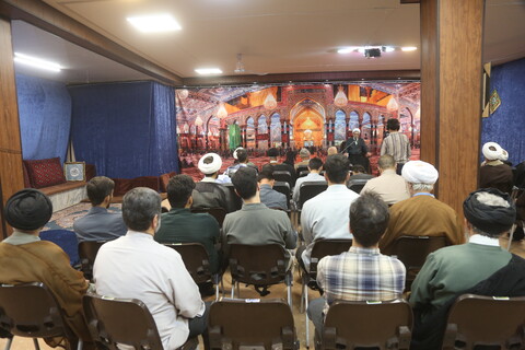 تصاویر/ جلسه درس اخلاق مسیرِ بندگی