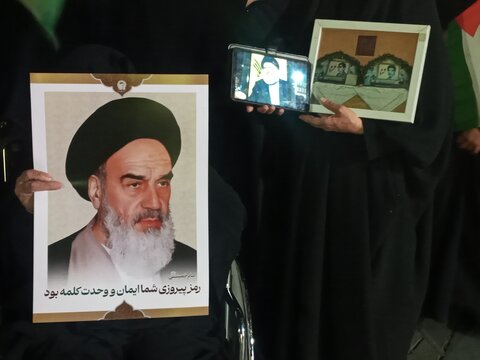 تصاویر/ مراسم  اولین سالگرد شهادت سید مقاومت درمشهد