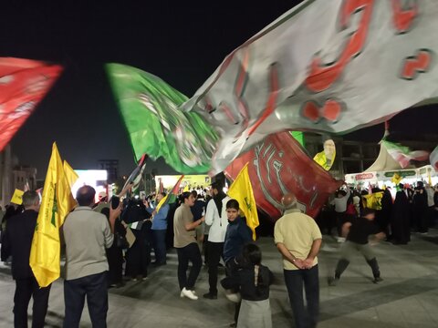 تصاویر/ مراسم  اولین سالگرد شهادت سید مقاومت درمشهد