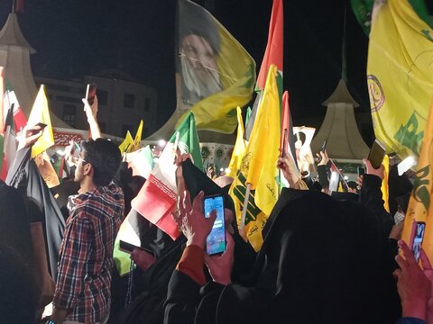 تصاویر/ مراسم  اولین سالگرد شهادت سید مقاومت درمشهد