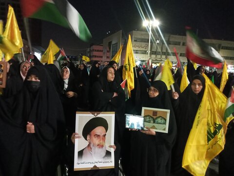 تصاویر/ مراسم  اولین سالگرد شهادت سید مقاومت درمشهد