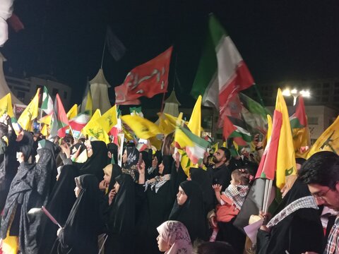 تصاویر/ مراسم  اولین سالگرد شهادت سید مقاومت درمشهد