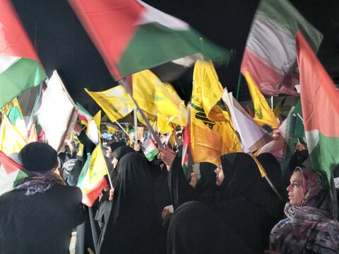 تصاویر/ مراسم  اولین سالگرد شهادت سید مقاومت درمشهد