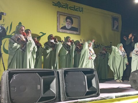 تصاویر/ مراسم  اولین سالگرد شهادت سید مقاومت درمشهد