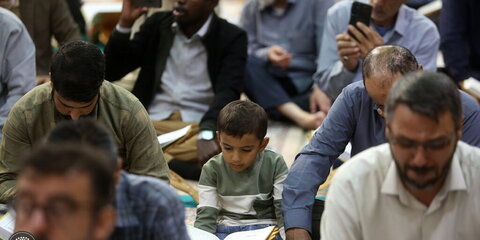 برپایی کرسی تلاوت فاطمی میلاد امام حسن عسکری(ع)