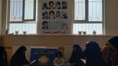 تصاویر/مراسم بزرگداشت سالروز شهادت سید حسن نصرالله در مدرسه علمیه فاطمیه محلات