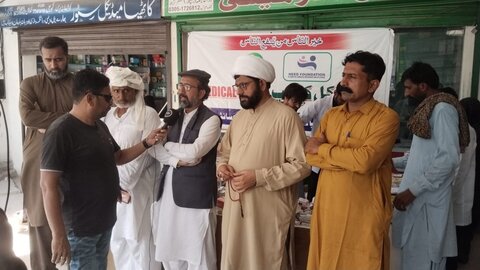 مظفر گڑھ پاکستان میں سیلاب زدگان کے لیے فری میڈیکل کیمپ کا انعقاد