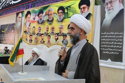 تصاویر/ اولین جلسه درس خارج نماینده ولی فقیه در استان در حوزه علمیه خواهران بوشهر