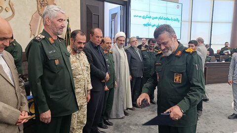 تصاویر / حضور فرماندهان سپاه پنج استان ، استانداران و مدیران کل دستگاه‌های اجرایی به میزبانی قزوین