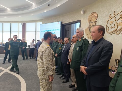 تصاویر / حضور فرماندهان سپاه پنج استان ، استانداران و مدیران کل دستگاه‌های اجرایی به میزبانی قزوین