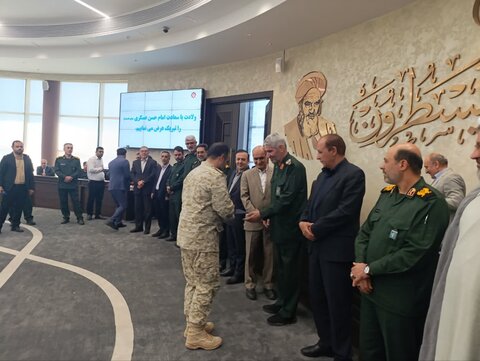 تصاویر / حضور فرماندهان سپاه پنج استان ، استانداران و مدیران کل دستگاه‌های اجرایی به میزبانی قزوین