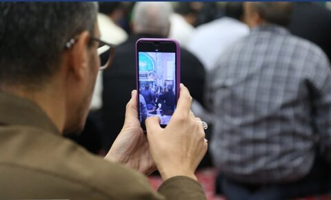 تصاویر/ مراسم ترحیم سید احمد هاشمی، پیرغلام و مداح اهل‌بیت(ع)