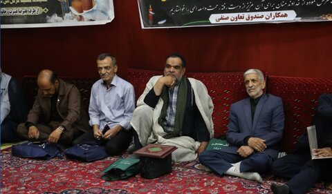 تصاویر/ مراسم ترحیم سید احمد هاشمی، پیرغلام و مداح اهل‌بیت(ع)