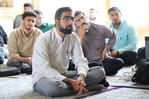 تصاویر/ بازدید مدیر حوزه علمیه استان یزد از مدرسه علمیه خان