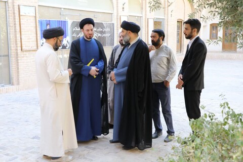 تصاویر/ بازدید مدیر حوزه علمیه استان یزد از مدرسه علمیه خان