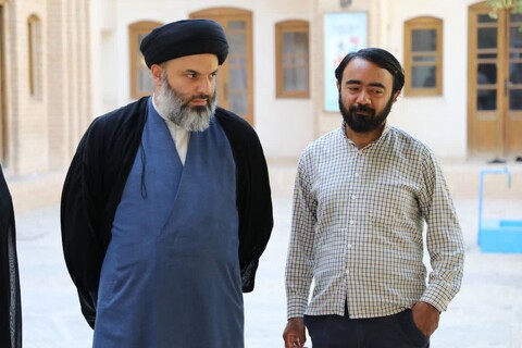 تصاویر/ بازدید مدیر حوزه علمیه استان یزد از مدرسه علمیه خان