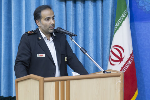 تصاویر/ دیدار جمعی از آتش نشانان با امام جمعه یزد