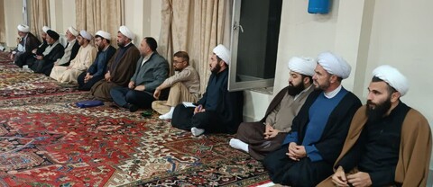 تصاویر | تجلیل از اساتید رزمنده روحانی در مدرسه علمیه ولیعصر تبریز