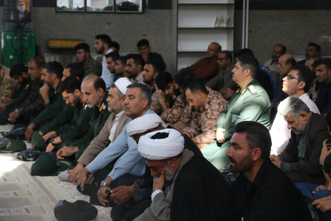 تصاویر/مراسم گرامیداشت نخستین سالگرد شهدای محور مقاومت در کامیاران