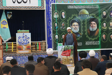 تصاویر/مراسم گرامیداشت نخستین سالگرد شهدای محور مقاومت در کامیاران