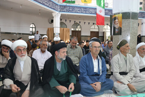 تصاویر/مراسم گرامیداشت نخستین سالگرد شهدای محور مقاومت در کامیاران