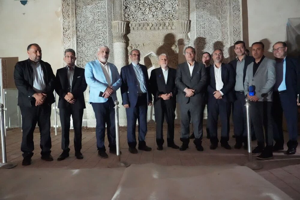 بازدید وزیر میراث‌فرهنگی از مسجد جامع ارومیه + تصاویر