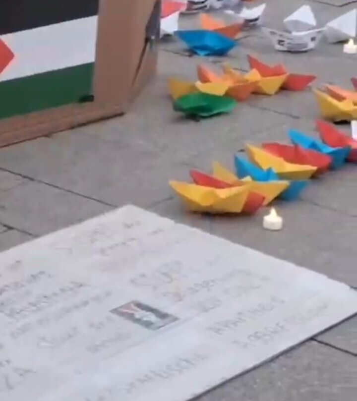 فیلم| دعوت بانوی محجبه ایرانی ساکن آلمان به مبارزه علیه اسرائیل