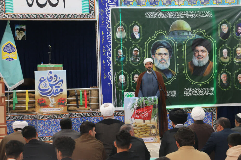 تصاویر/ مراسم گرامیداشت نخستین سالگرد شهدای محور مقاومت در کامیاران