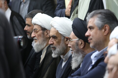 تصاویر / مراسم بزرگداشت همسر آیت الله العظمی سیستانی در قم