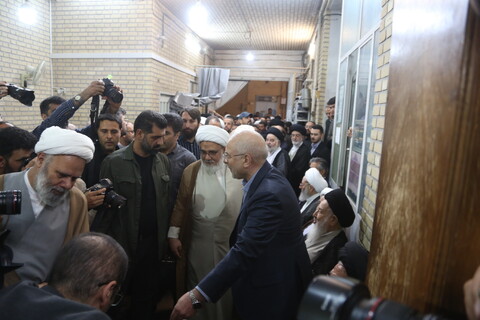 تصاویر / مراسم بزرگداشت همسر آیت الله العظمی سیستانی در قم