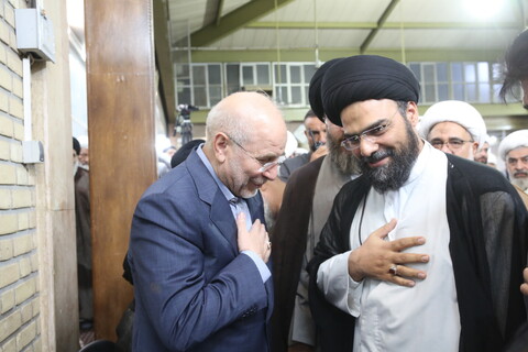 تصاویر / مراسم بزرگداشت همسر آیت الله العظمی سیستانی در قم