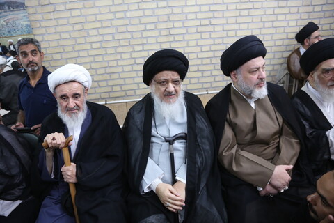 تصاویر / مراسم بزرگداشت همسر آیت الله العظمی سیستانی در قم