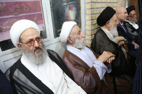 تصاویر / مراسم بزرگداشت همسر آیت الله العظمی سیستانی در قم