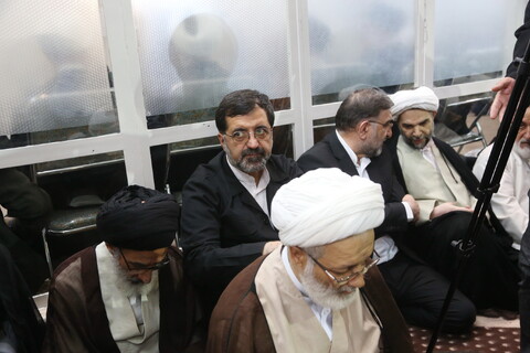 تصاویر / مراسم بزرگداشت همسر آیت الله العظمی سیستانی در قم