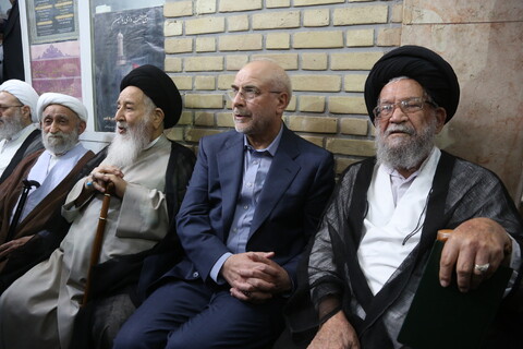 تصاویر / مراسم بزرگداشت همسر آیت الله العظمی سیستانی در قم