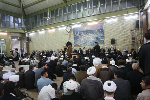 تصاویر / مراسم بزرگداشت همسر آیت الله العظمی سیستانی در قم