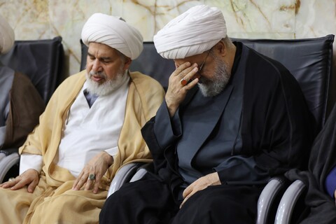 تصاویر/مراسم اولین سالگرد طلایه‌داران محور مقاومت در حرم حضرت معصومه (س)