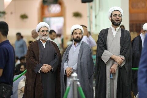 تصاویر/مراسم اولین سالگرد طلایه‌داران محور مقاومت در حرم حضرت معصومه (س)