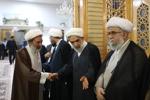 تصاویر/مراسم اولین سالگرد طلایه‌داران محور مقاومت در حرم حضرت معصومه (س)