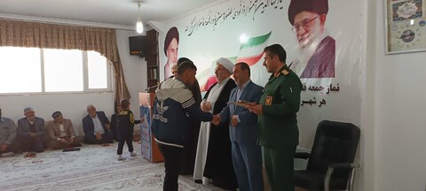 تصاویر/ تجلیل از خادمان موکب شهدای شهرستان سلطانیه