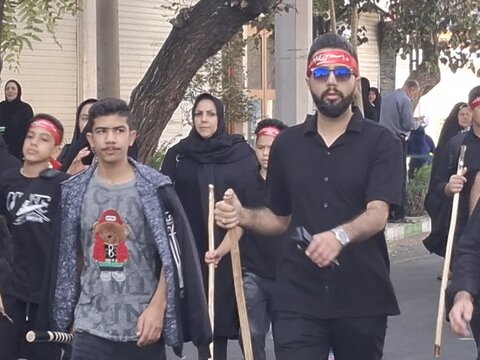 تصاویر/ کاروان پیاده «وارثان حماسه خونین اردهال»