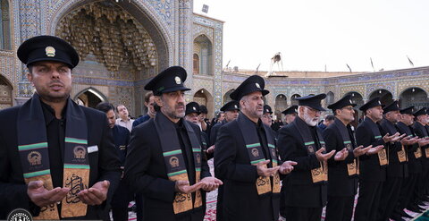 برگزاری آیین‌ جاروکشی حرم اخت‌الرضا(س) با حضور خادمان آستان قدس رضوی + تصاویر