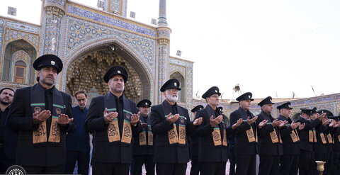برگزاری آیین‌ جاروکشی حرم اخت‌الرضا(س) با حضور خادمان آستان قدس رضوی + تصاویر